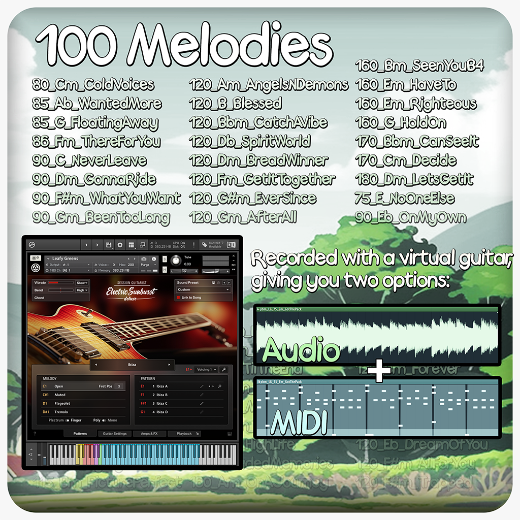 Leafy Greens - 100 Guitar Melody Starters